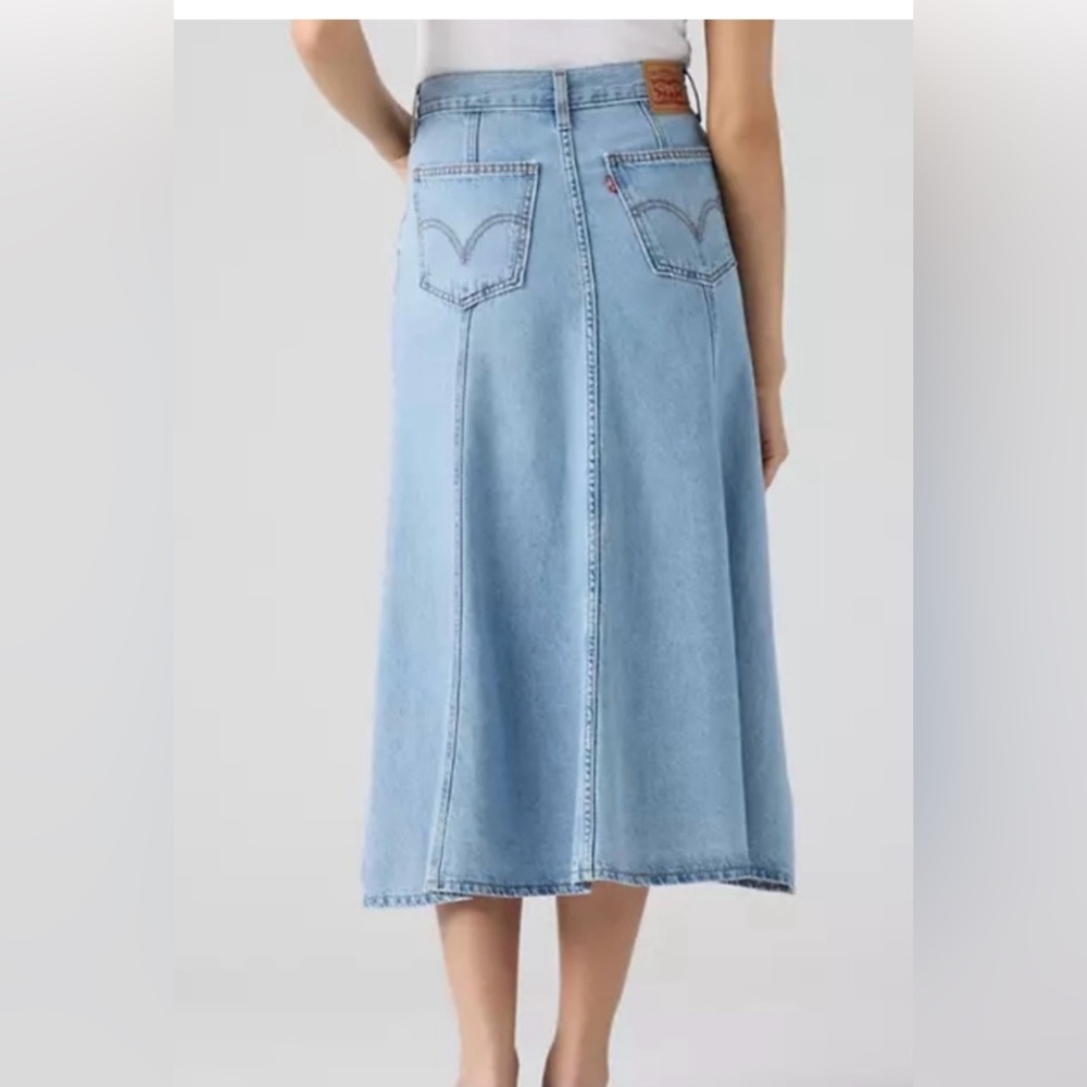 🧜‍♀️ Great Levi’s rare mermaid A-frame jean skirt